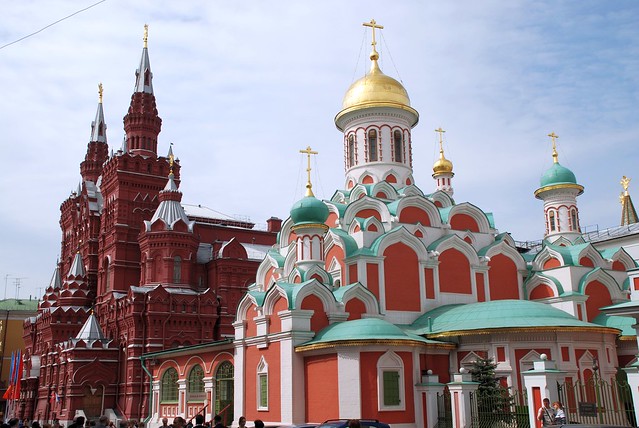 Kazan temple and Historical muzeum