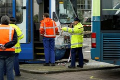 Ongeval tram/bus