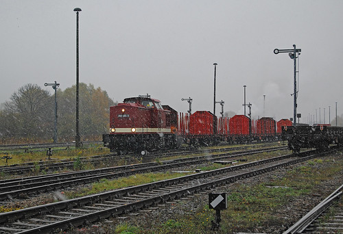railroad schnee snow germany thüringen v100 leg railway trains neve bahn mau germania freighttrain ferrovia treni nikond40x werrabahn guterzuge br202