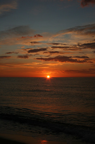 vacation beach sunrise corsica 2008