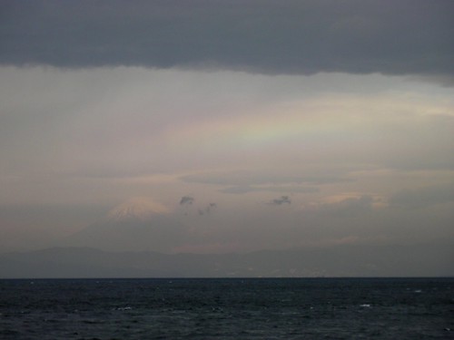 rainbow mtfuji 大島 ohshima 大島一周旅行