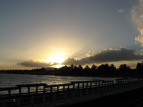 sunset puertorico beaches caribbean puntasantiago