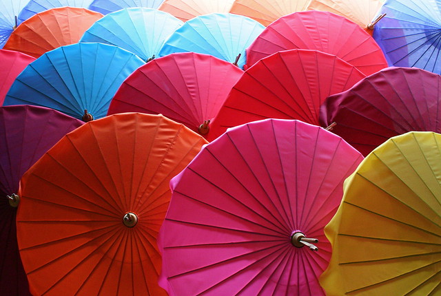 Umbrellas by Jethro Taylor (CC)