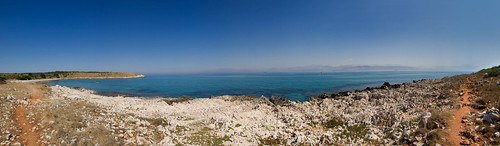 blue sea sky panorama seascape beach water landscape view image crystal path large olympus clear corfu korfu e510 agios 1442 spiridonas