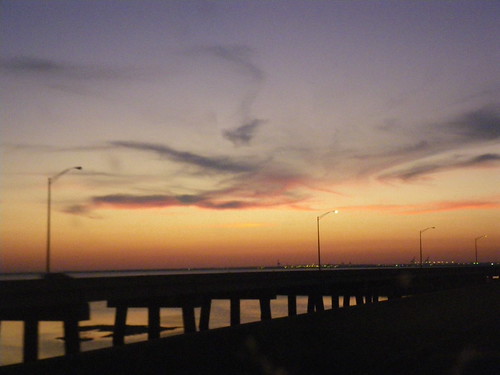 sunset mobile alabama bayway