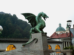 Ljubljana, Slovenia - Zmajski Most (Dragon Bridge)