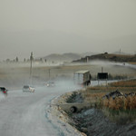 Next to Maliq (Albania) - Road Conditions