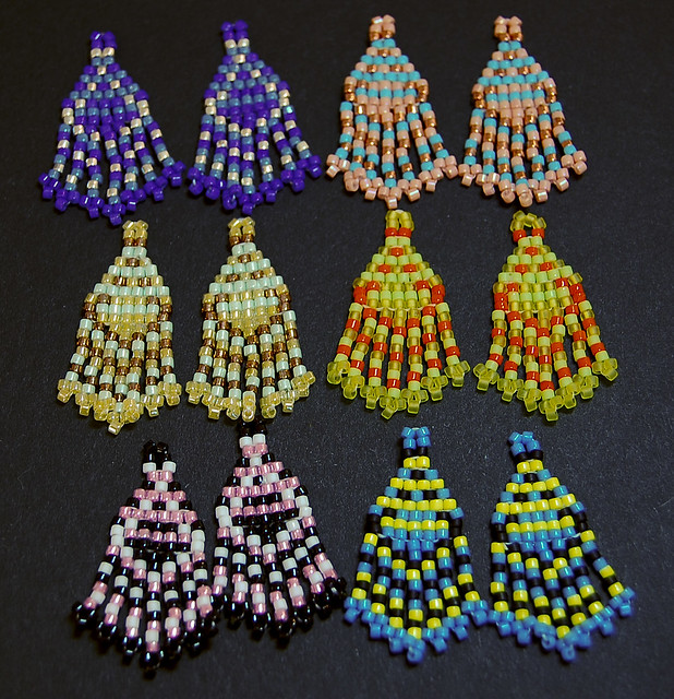 Beaded Earrings : Beading Patterns and kits by Dragon!, The art of