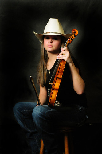 portrait music girl hat pretty fiddle cowgirl cowboyhat prettygirl rebecca5