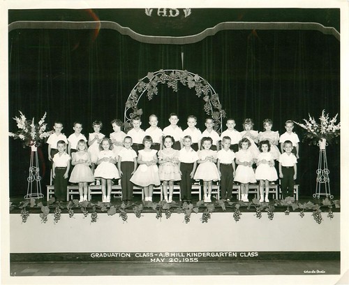 AB Hill 1955 -Kindergarten Graduation by joespake