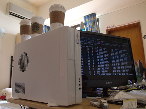 CoffeeTrio powered computer!