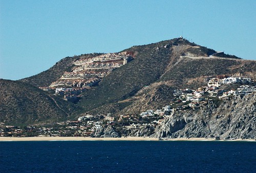 ocean mountains buildings mexico apartments shoreline hills hotels villas cabosanlucas