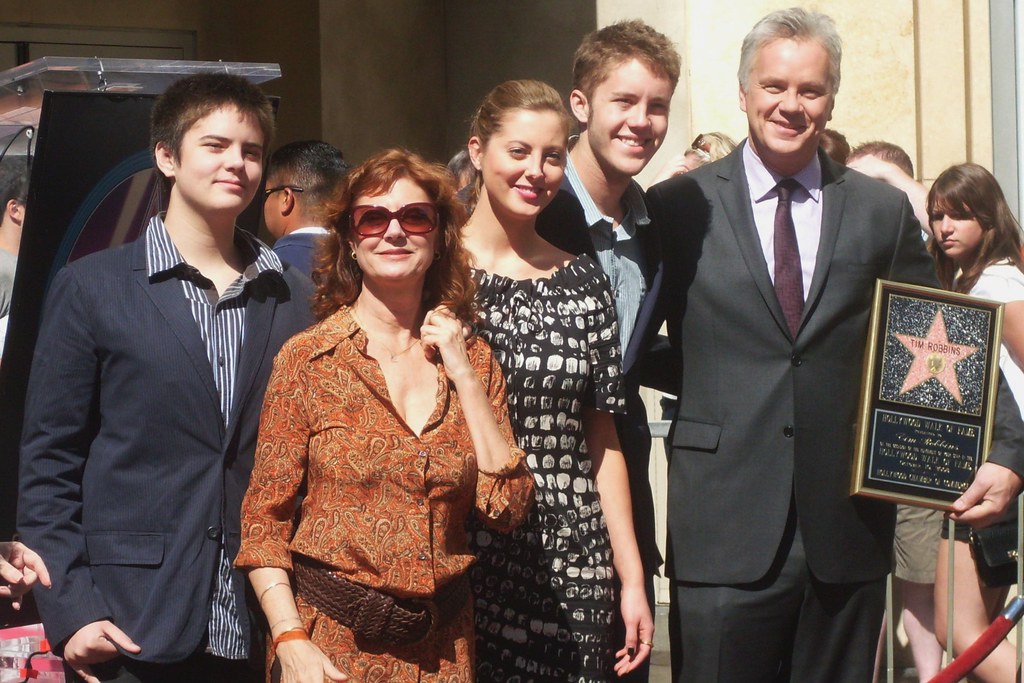 Susan Sarandon med familie i billedet
  