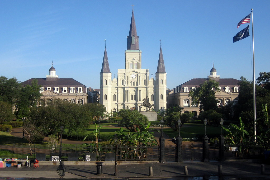 New Orleans - French
	Quarter: Jackson Square, Cabildo, St. Louis Cathedral and Presbytère