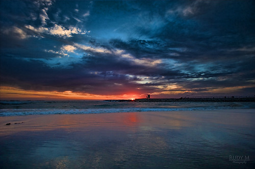california sunset beach newport orangecounty