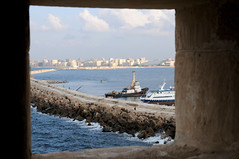View of the library from Fort Qaitbey