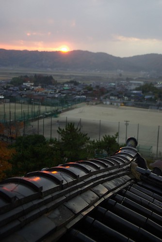 sunset sun japan mie iga catsle da1645mm 上野城