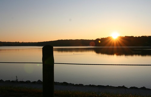 sky sun lake colors sunrise dawn tokina1224 tokina lensflare shawneemissionpark takenbydenise