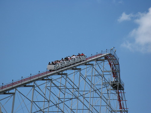park tracks amusementpark rollercoaster coaster cedarpoint sandusky magnumxl200 lifthill