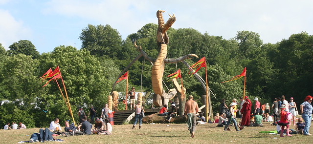 Stone circle area