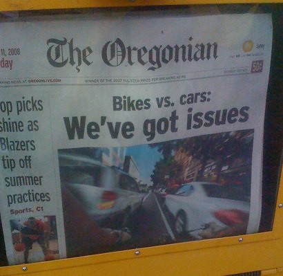 Oregonian front page day 2