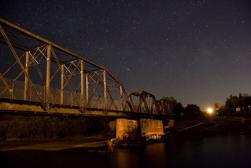 bridge night stars timeexposure photoblog russianriver healdsburg