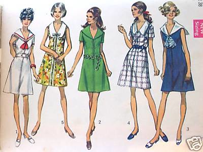 Girls Sailor Dress &amp; Hat Vintage Knitting Pattern Sz 2 for sale
