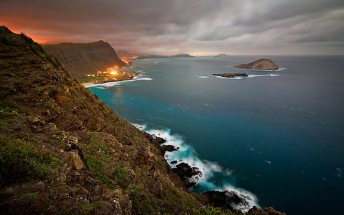 sea cliff hawaii coast oahu dusk rocky pacificocean windward makapuu waimanalobay 1116mm nikond700 tokina1116mm tokina1116mmfx