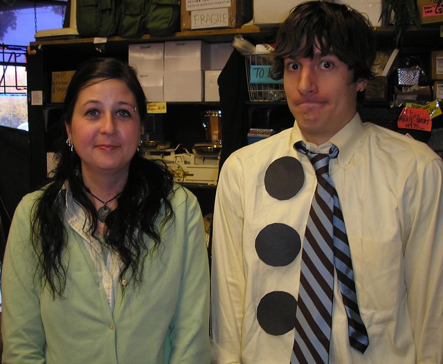 Pam and 3 Hole Punch Jim