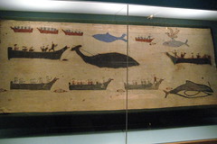 NYC - National Museum of the American Indian - Whale Hunt Painted Screen