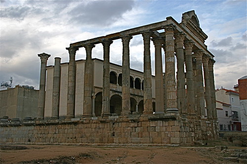 españa temple roman romano badajoz diana provincia 2008 tp templo decayed mérida extremadura thewanderlust