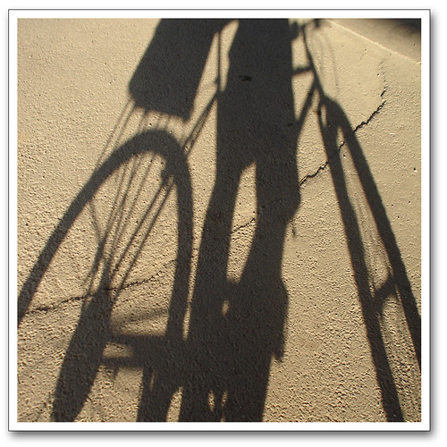 sunset shadow copyright toronto ontario canada color colour bike bicycle square photography shadows shropshire 2006 william photographs crop cycle commute format allrightsreserved bsquare ⓒ cummuter