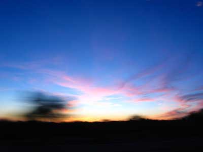 sunset arizona usa
