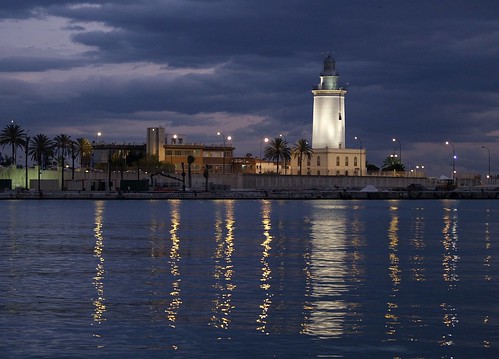 sunset lighthouse reflections atardecer spain farola andalucia costadelsol malaga reflejos costadelsol59