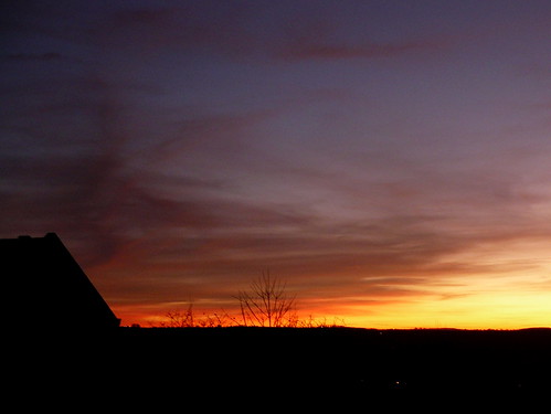 sunset silhouette crook countydurham northbitchburn