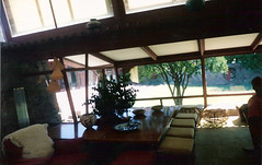 The living room at Taliesin West
