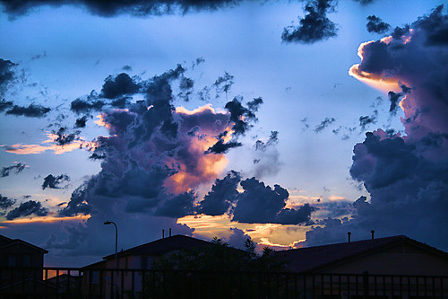 clouds arizona az evening cloudy night sunset
