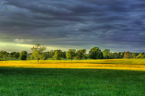 landscape spring sunsetting valleyforge