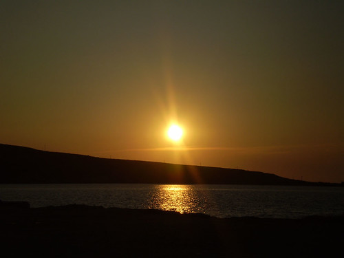 sunset sea summer sun island view aegean greece lesvos lesbos sigri