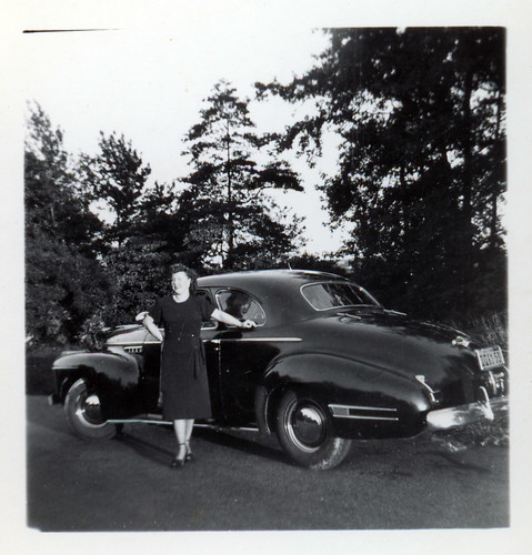 woman and coupe
