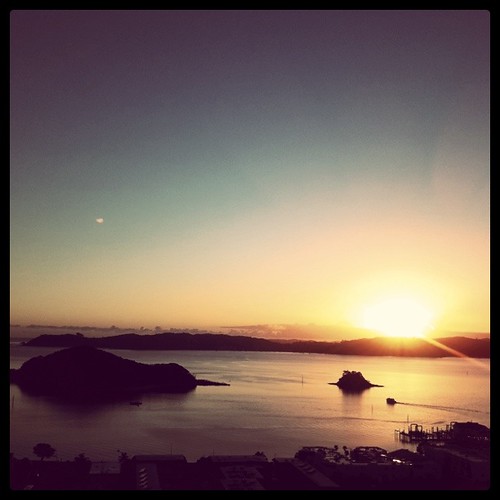 newzealand sunrise paihia instagram