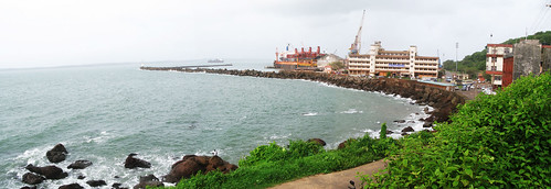 ocean sea india port harbour goa marmagao