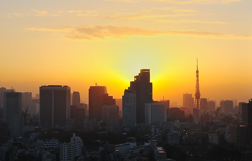 sunset sunrise tokyo nohdr gettyimagesjapan13q1