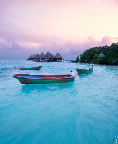 maldives sunrise dawn fwide fultrawide manip multipleexposures boat cameracanon350d