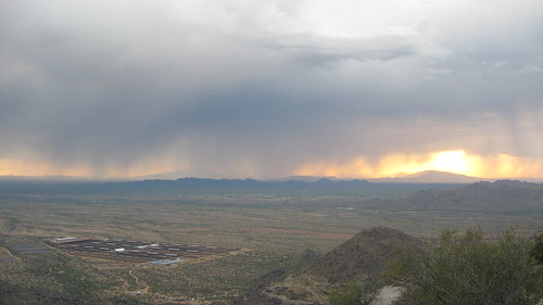 sunset arizona storm southwest clouds az congress