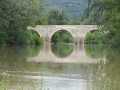 Brücke bei 'La Roque-sur-Cèze'