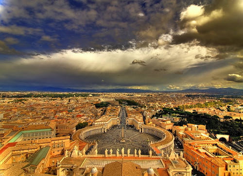 Vistas de Roma, desde la Cúpula de Miguel Ángel