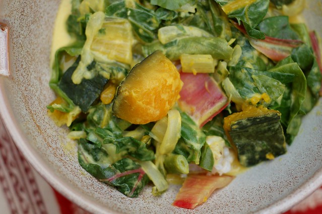 Coconut Veggie Curry by Eve Fox, Garden of Eating blog