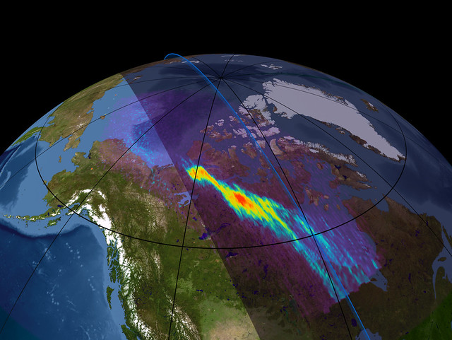 Earth Aurora (Auroral X-ray emission observed from Earth's north polar region.) from Flickr via Wylio
