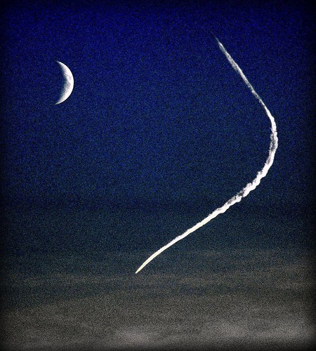 moon art night plane aviation flight explore breathtaking lithuania visualart lietuva explored flickraward digitalphotoart flickrestrellas quarzoespecial breathtakinggoldaward flickrclassique hairygitselite